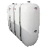 Beiser Environnement - Citerne fuel blanche PEHD avec renforts métalliques 2000 litres - Vue d'ensemble