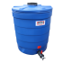Beiser Environnement - Citerne ronde 1000 litres PEHD bleue compacte qualité alimentaire - Vue d'ensemble