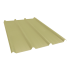Beiser Environnement - Tôle nervurée 45-333-1000, 70/100ème, jaune sable RAL1015, 2 m