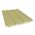 Beiser Environnement - Tôle nervurée 45-333-1000 isolée sandwich 40 mm, jaune sable RAL1015, 3 m