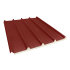 Beiser Environnement - Tôle nervurée 33-250-1000 isolée économique 40 mm, brun rouge RAL8012, 2,55 m