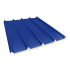 Beiser Environnement - Tôle nervurée 33-250-1000 isolée économique 40 mm, bleu ardoise RAL5008, 4,5 m