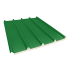 Beiser Environnement - Tôle nervurée 33-250-1000 isolée économique 40 mm, vert reseda RAL6011, 2,55 m