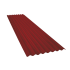 Beiser Environnement - Tôle ondulée 15 ondes brun rouge RAL8012, épaisseur 0,60, 3,5 m