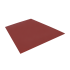 Beiser Environnement - Tôle plane, brun rouge RAL8012, 1,22x2 m