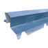 Beiser Environnement - Faitière double crantée ventilée bleu ardoise RAL5008