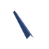 Beiser Environnement - Angle de bardage 100/100, bleu ardoise RAL5008