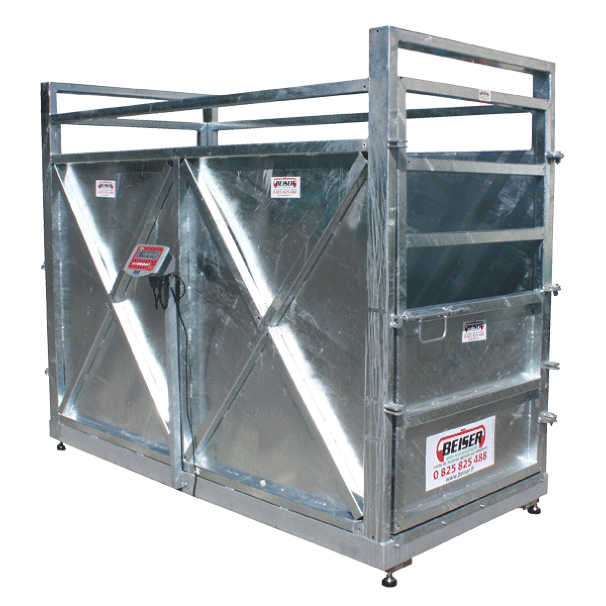 Stark Rinder Wiege und Behandlunggstand | Abwiegen Plattform