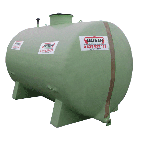 Polyestertank, 5000L  