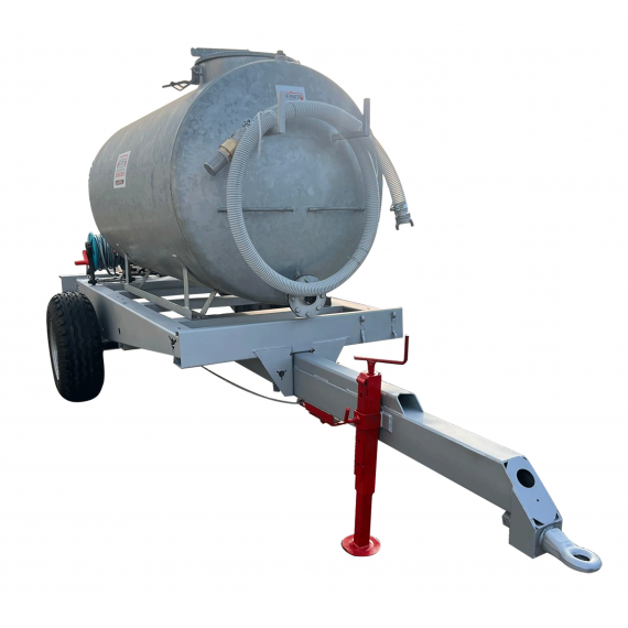 Verzinkter 1250 l-Tank auf Fahrgestell mit Wärmepumpe  