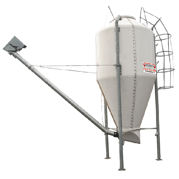 Polyester Silo im Bausatz, 20 m3 komplett  