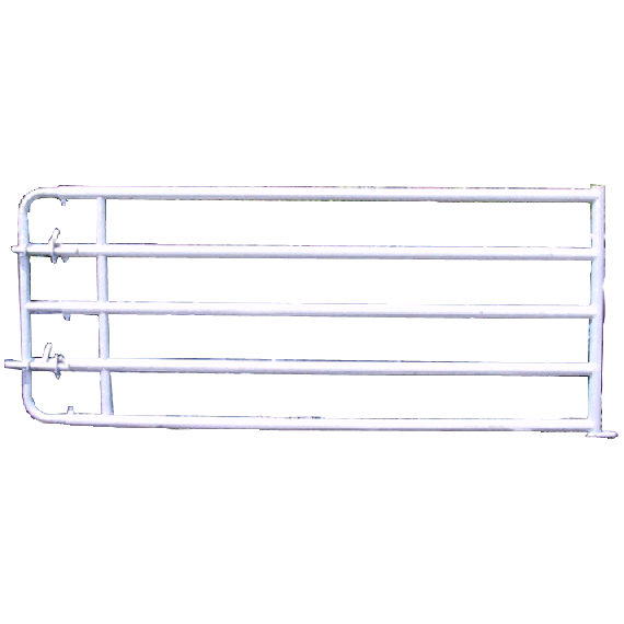 Verzinkt 5 Stangen Stallabtrennung 4/5 m, mit Riegel  