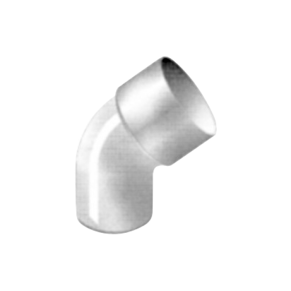 Downpipe elbow, 45°, Ø 100, thickness 3.2 mm  