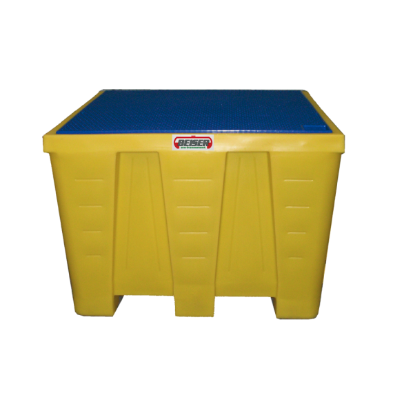 Quadratischer Auffangbehälter MAXI aus PEHD für quadratischen Lagercontainer  