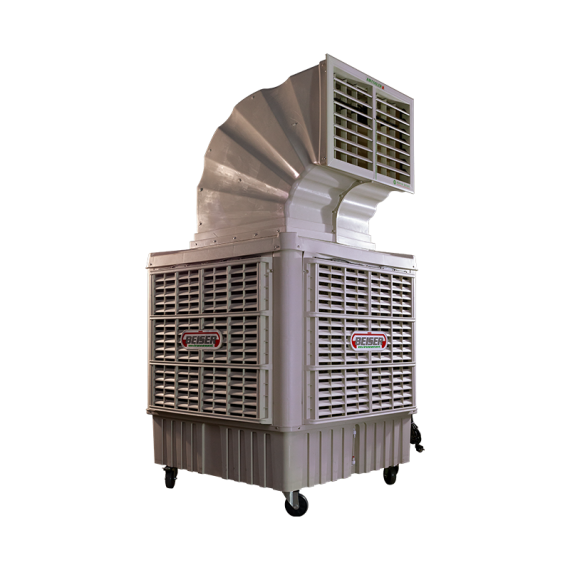 Mobiler Luftkühler Durchsatz 18000m3 /Stunde - Mit Kamin  