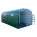 Beiser Environnement - Box polyester avec barrière porte Texas 6 m et caillebotis PVC - Profil