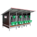 Beiser Environnement - Kälberbox mit isoliertem Dach 4 Plätze mit PVC-Wänden